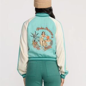 Billabong Dream Vacation Embroidered Bomber Jacket